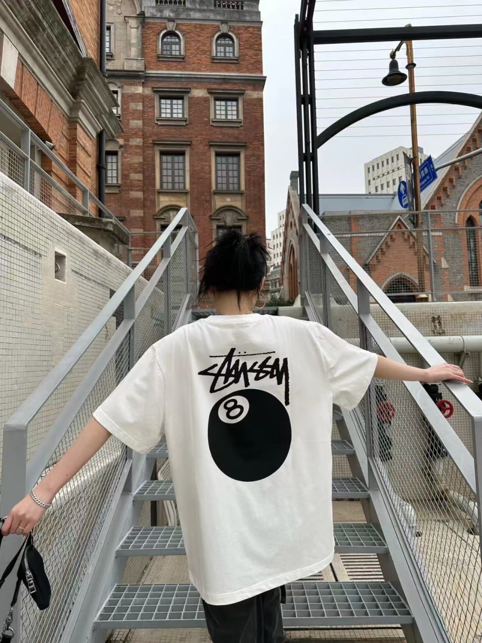 stussy New style versatile trend casual short sleeve SY 015532 SYXDXXSTXX003