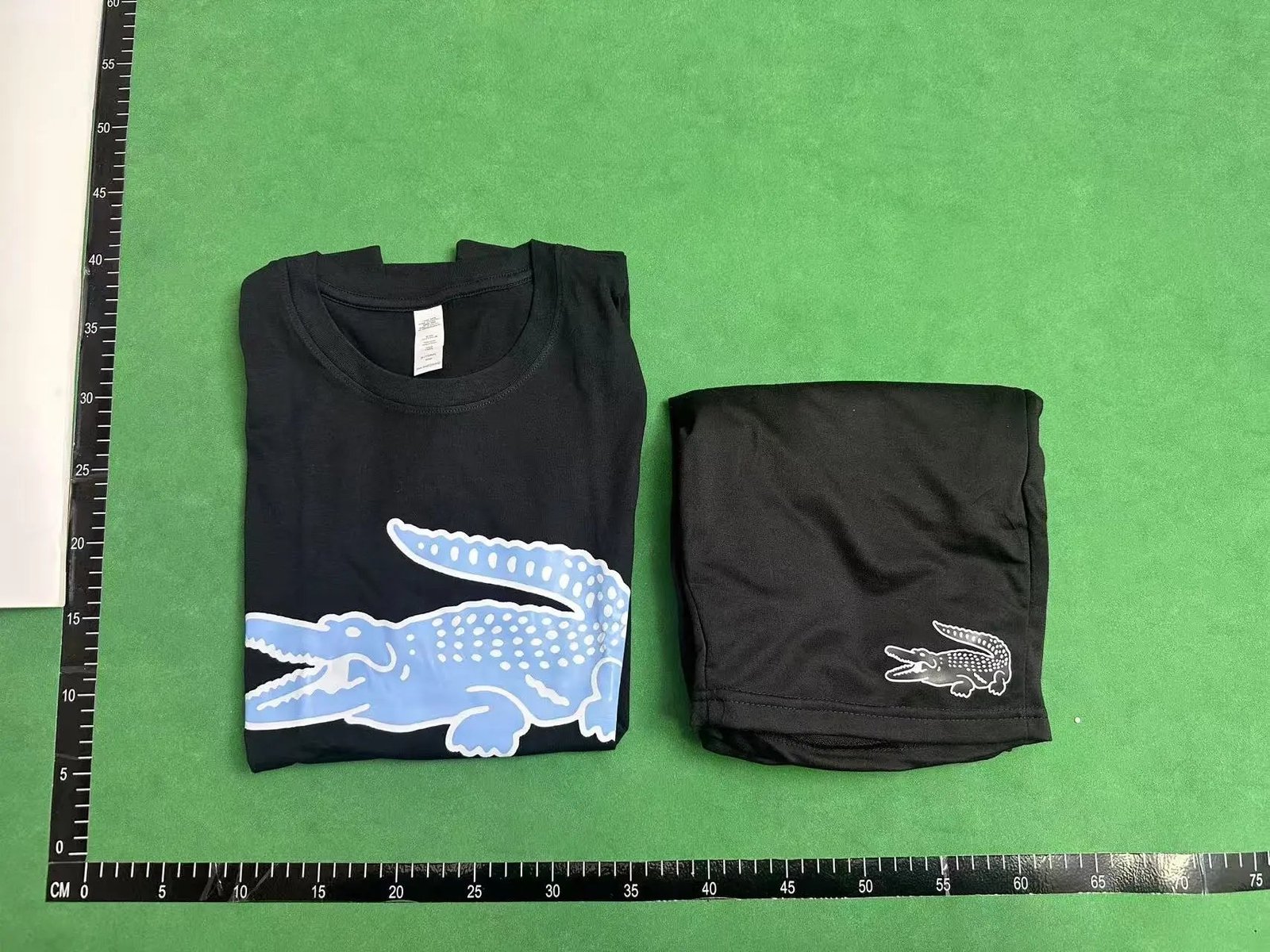  LACOSTE T-shirt fashion short sleeve shorts