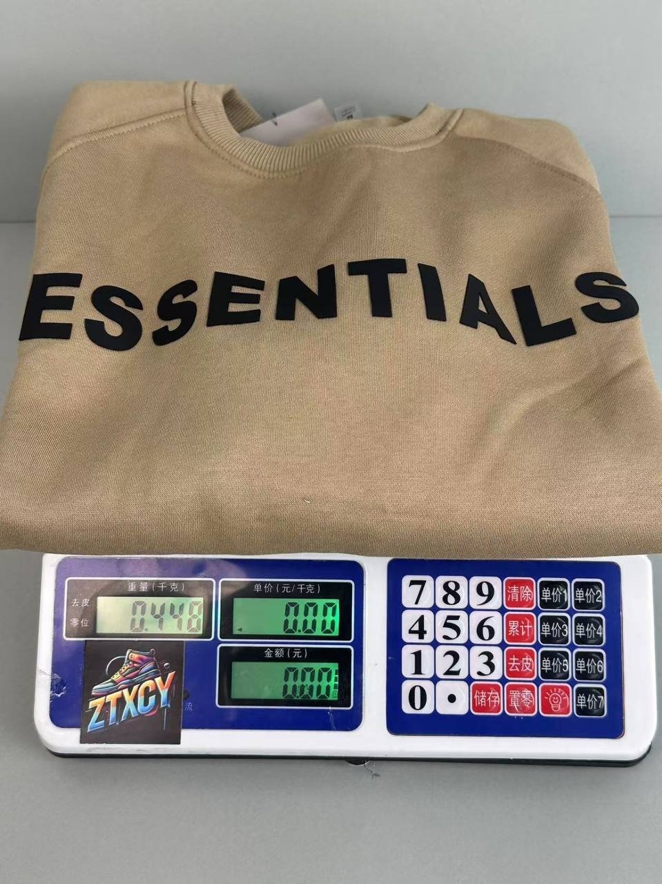 Essentials Sweater stereo Silicone Letters Men and Women American High Street Flocking Hoodie Sweater Coat Hoodie CY