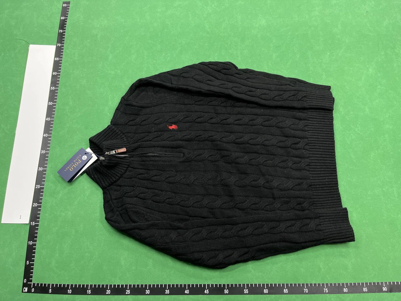 Ralph Lauren Sweater long-sleeved jacket YQ19 Cotton Half-height Zipper New Style Pony Collar Casual All-match Top