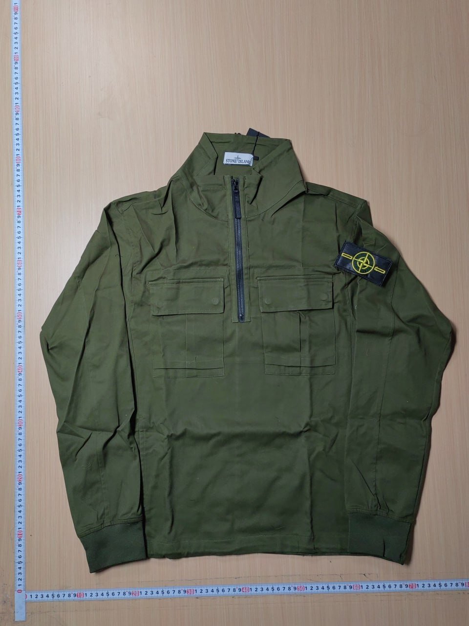  Stone Island jacket  2025 New Nylon Material Classic Armband Men and Women Half Zip Pullover Jacket Coat CY