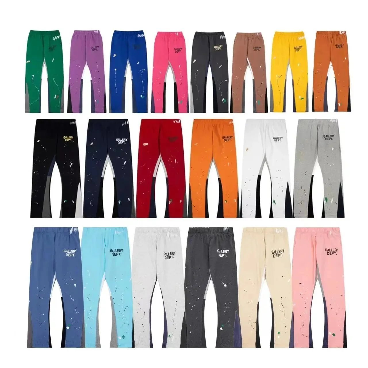  Dallery Dept Long pants high quality Classic Print Casual Trousers