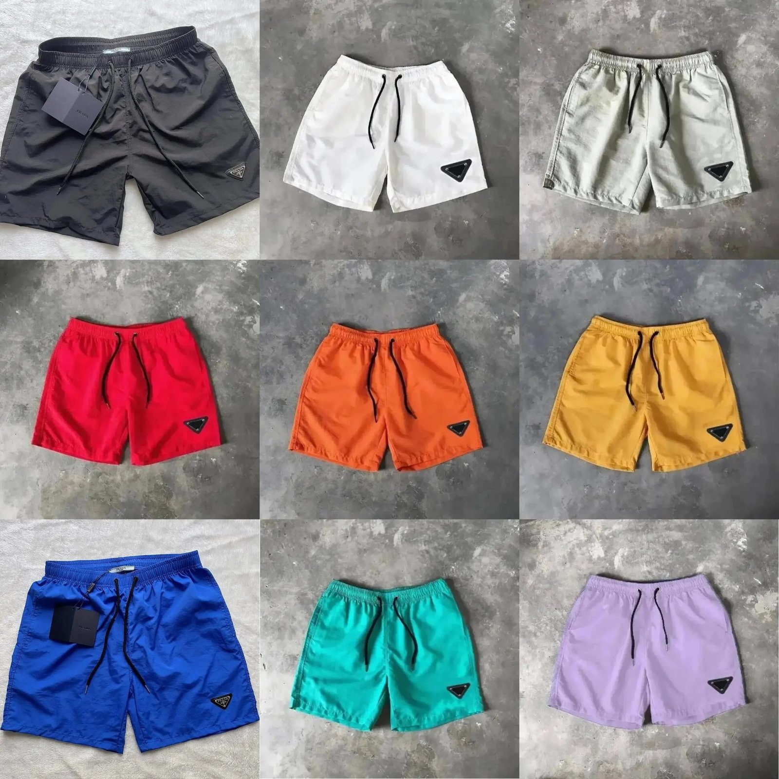 Prada shorts pants New fashion Joker shorts 010