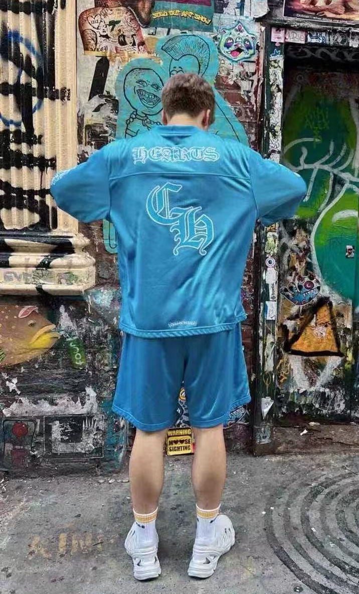 Chrome Heart Football jersey JL10 horseshoe long sleeve or short sleeve sports football suit