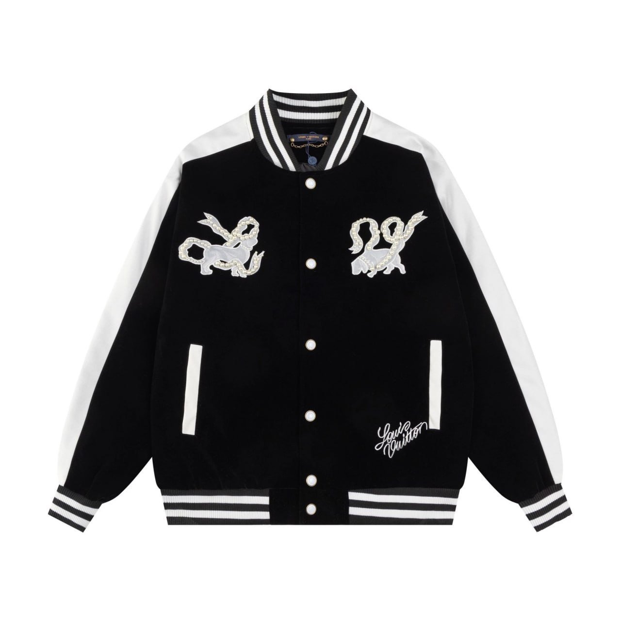 Chrome Hearts Baseball Jersey Jacket New fashion Joker coat 011