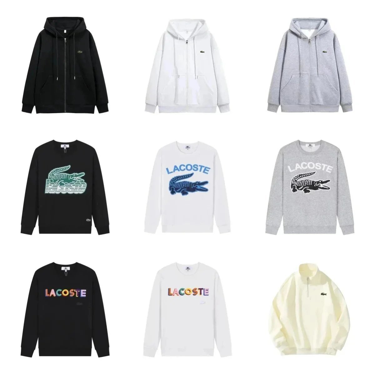 LACOSTE Hoodie New fashion Joker sweater 002