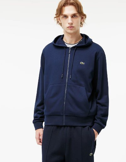 LACOSTE hoodie set Solid Color suit Collection