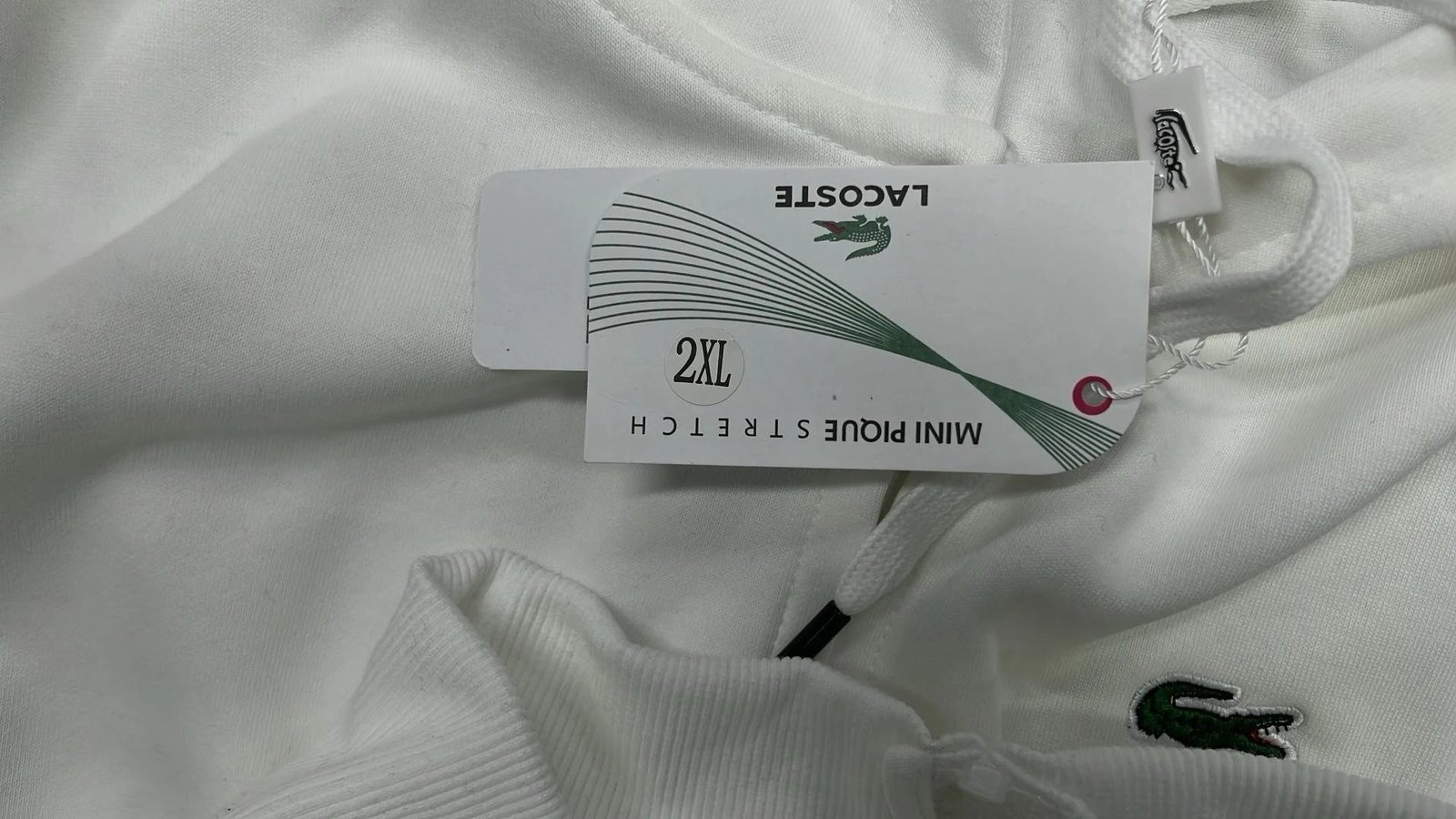 LACOSTE HOODIE Sweater Solid Color Embroidered Cardigan Thin