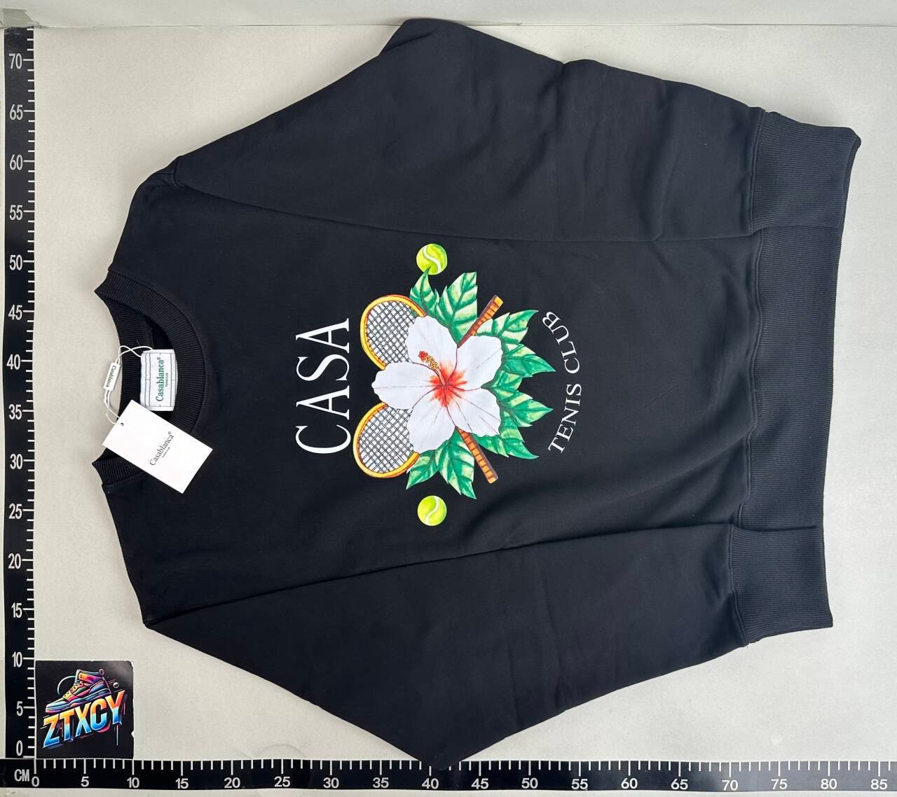 Casablanca  hoodie 2024 autumn and winter new sweater printed men's and women's cotton loose sweater CY