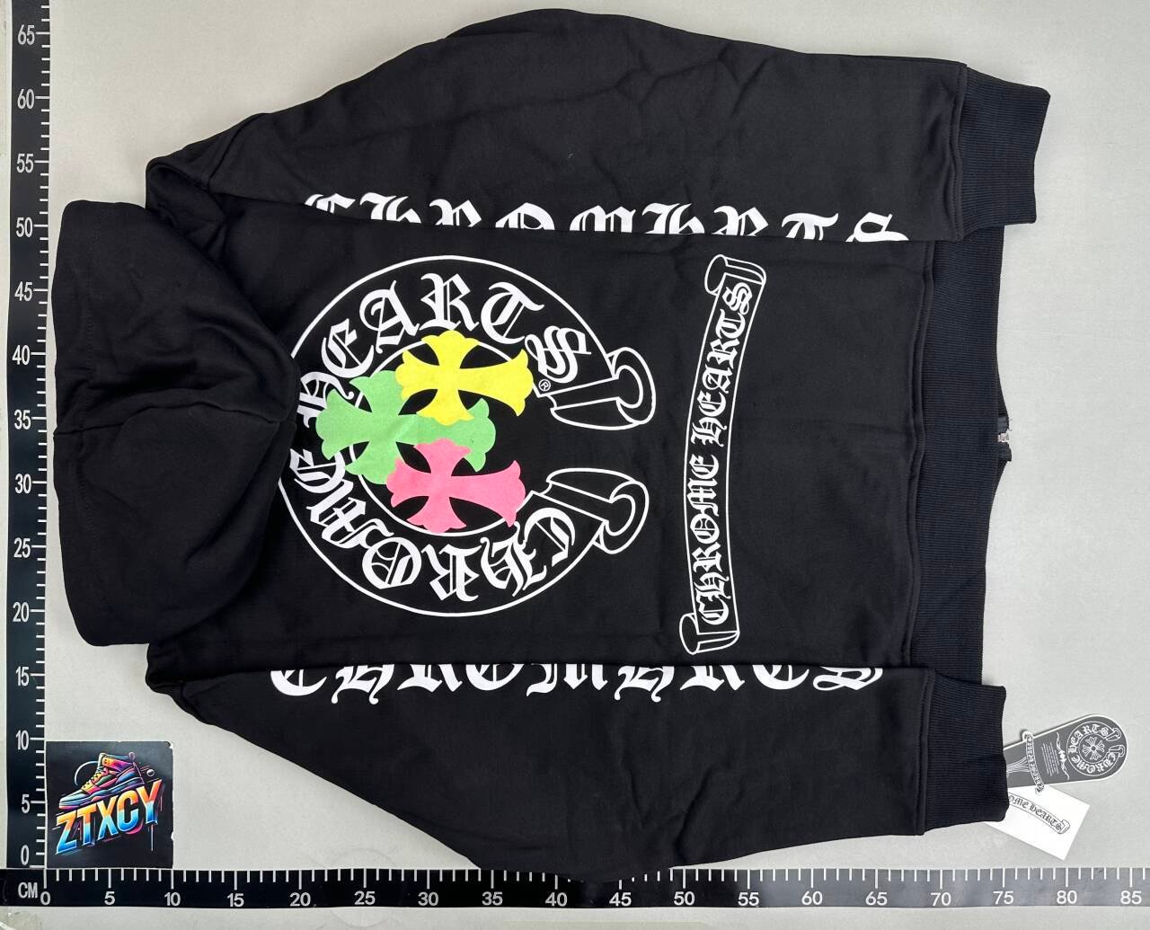 Chrome Hearts  hoodie Cross Hooded Zip Coat EN