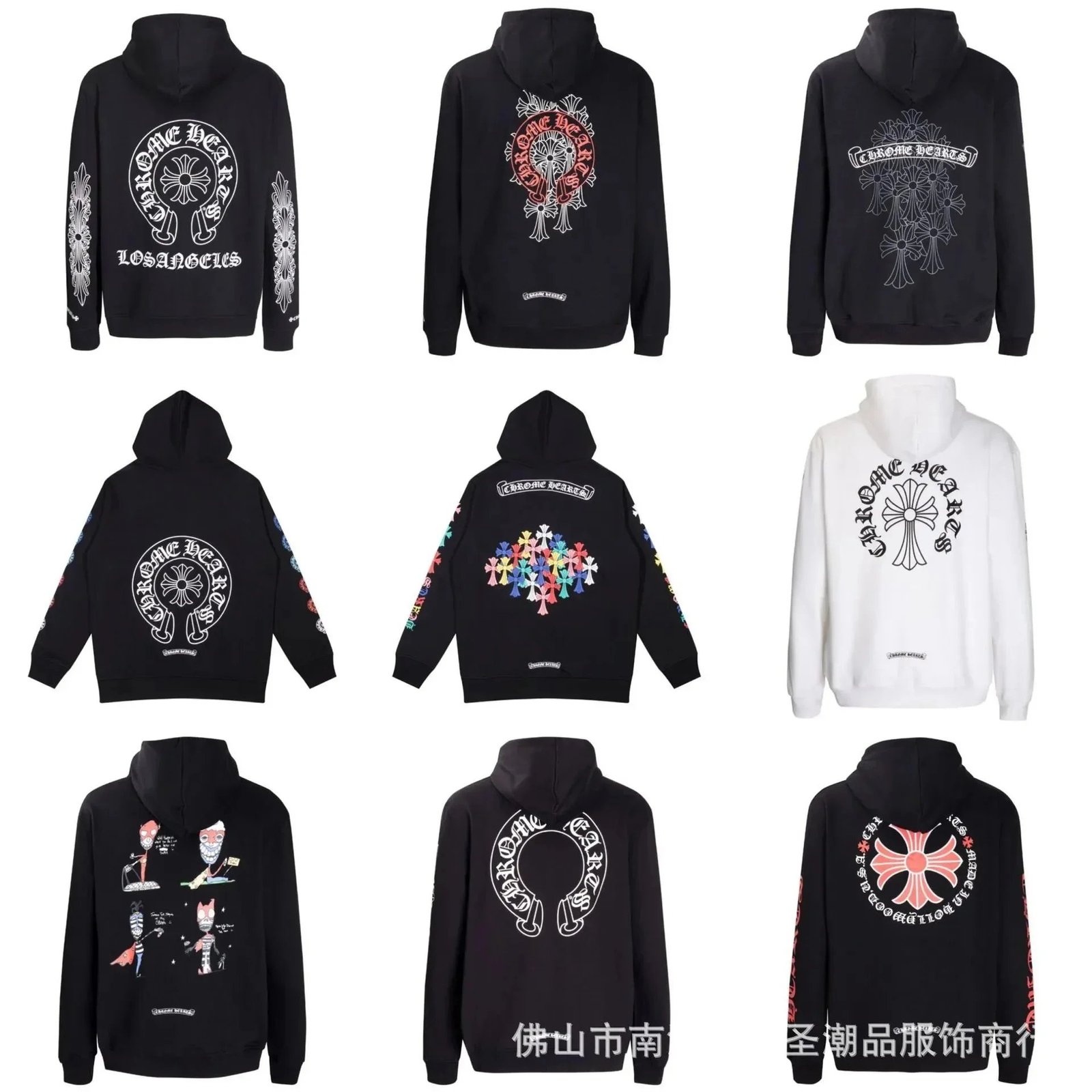Chrome Hearts Hoodie Youth Fashion Youth Fashion Shoes Foreign Trade Fashion Brand Ke Luo Pure Cotto
