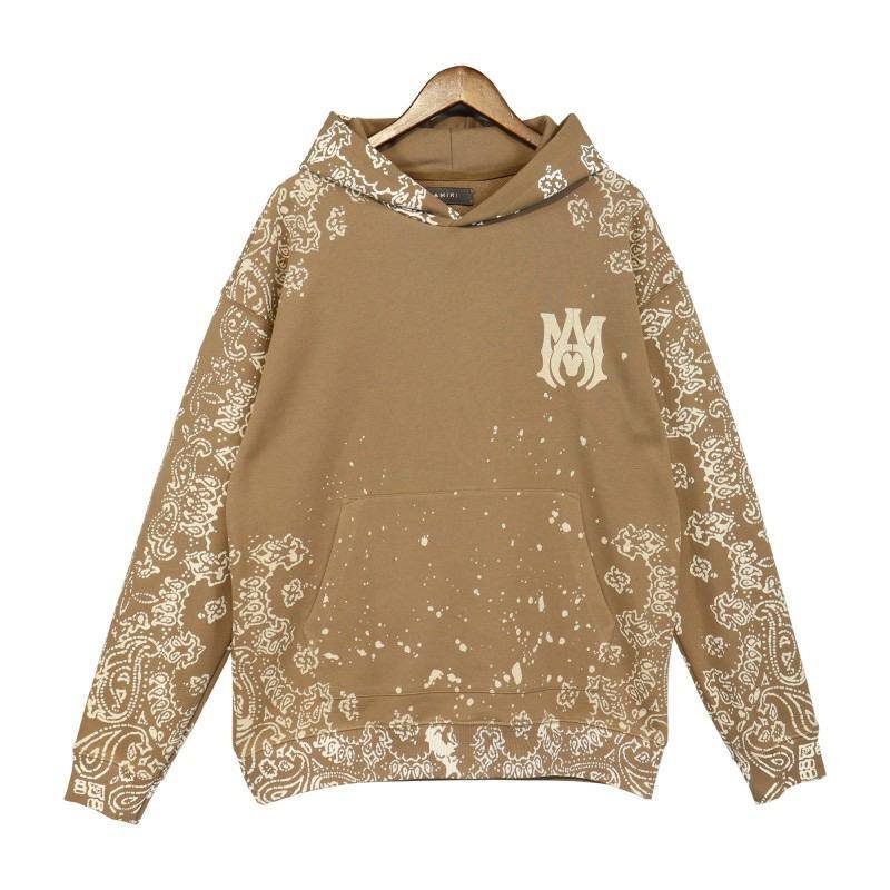 AMIRI Hoodies Beautiful Trendy Light Luxury high quality All-match Men's and Women's Sweat 625