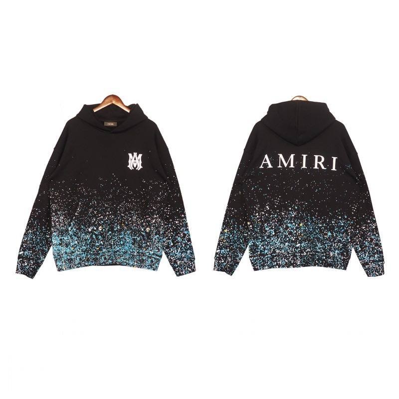 AMIRI Hoodies Beautiful Trendy Light Luxury high quality All-match Men's and Women's Sweat 625