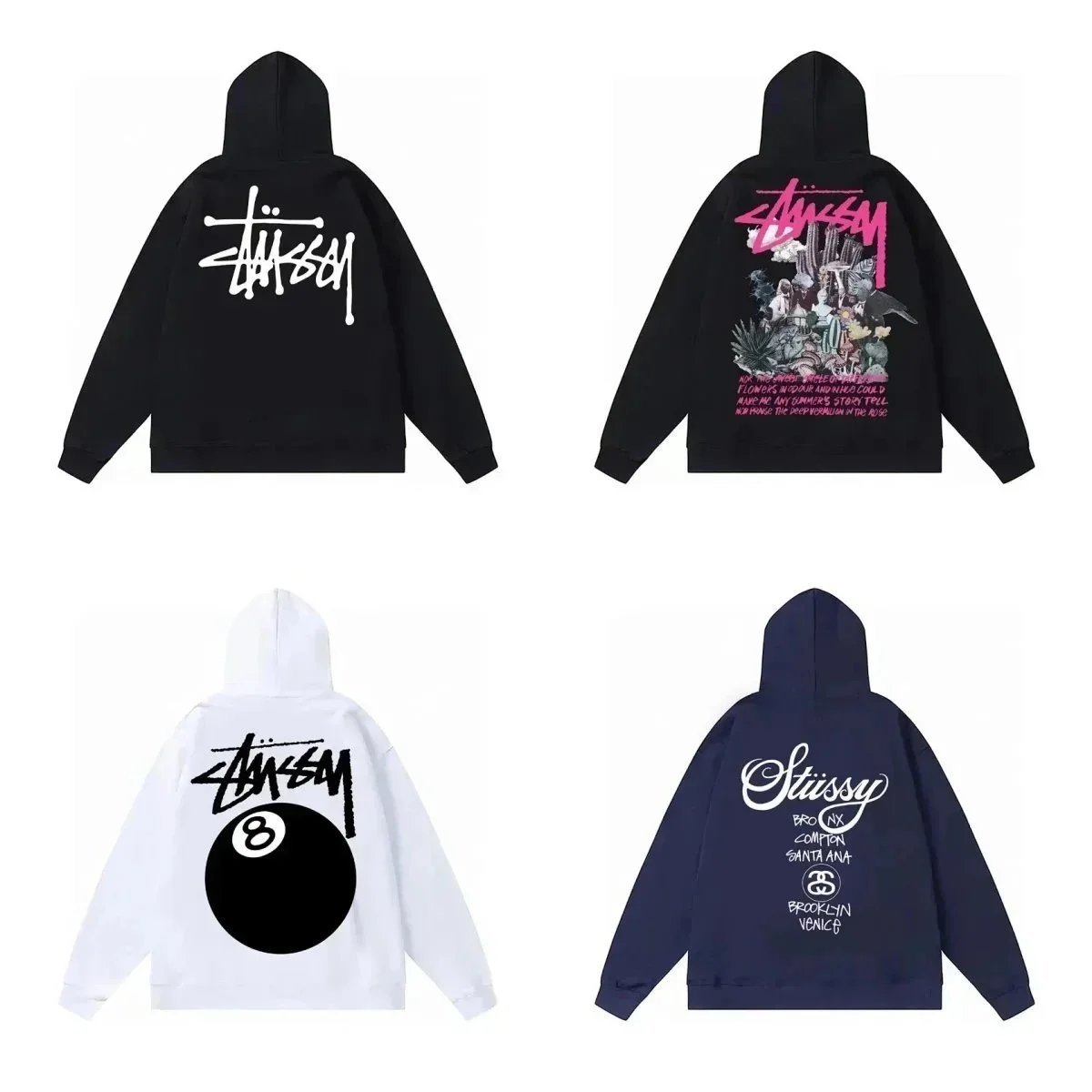 Stussy Hoodie（29style）Autumn and winter casual fashion hooded vests 031