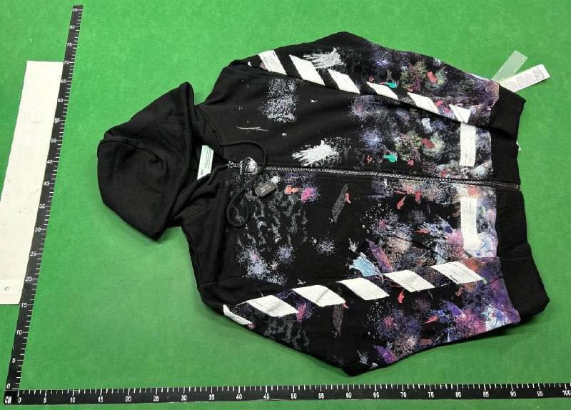 Off-White Hoodie high quality autumn and winter casual hooded vests O * W