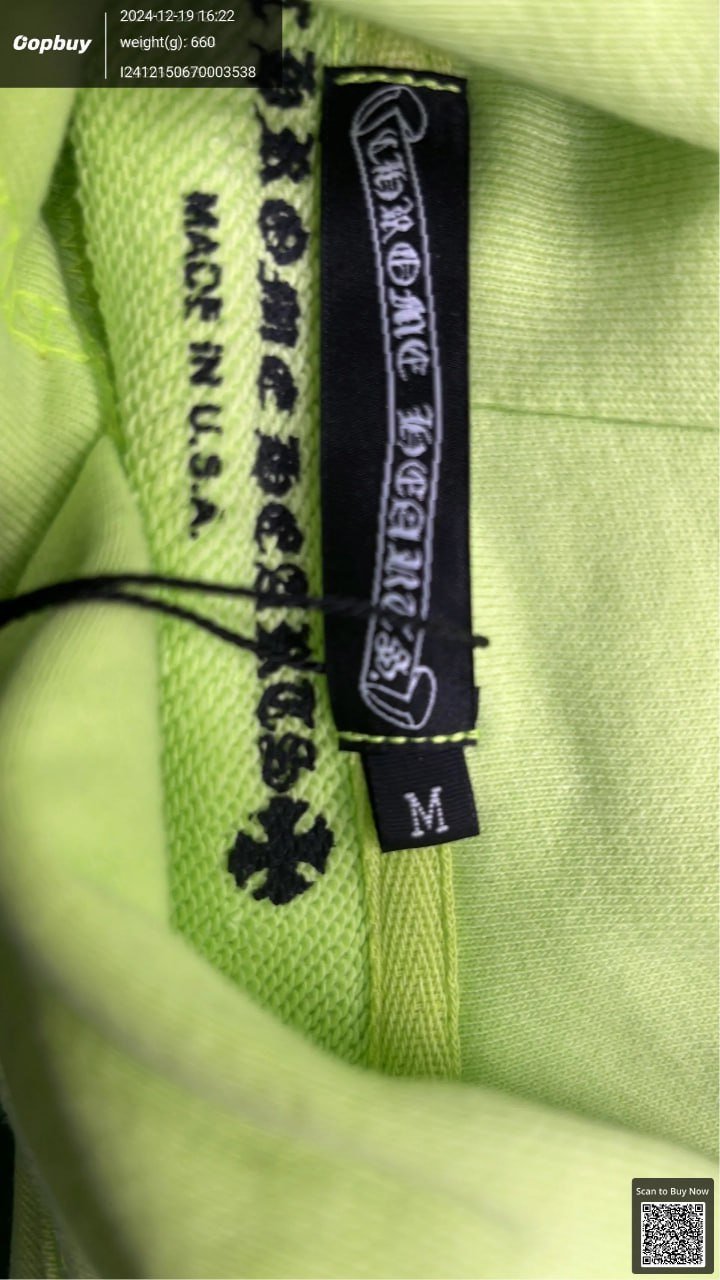 Chrome Hearts Hoodie High Quality Cross Colorful Hooded Sweat 2