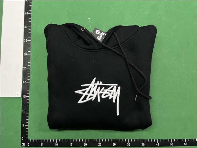  Stussy Hoodie European and American letter embroidery fleece-lined hooded men's and women's fashion sweater P01