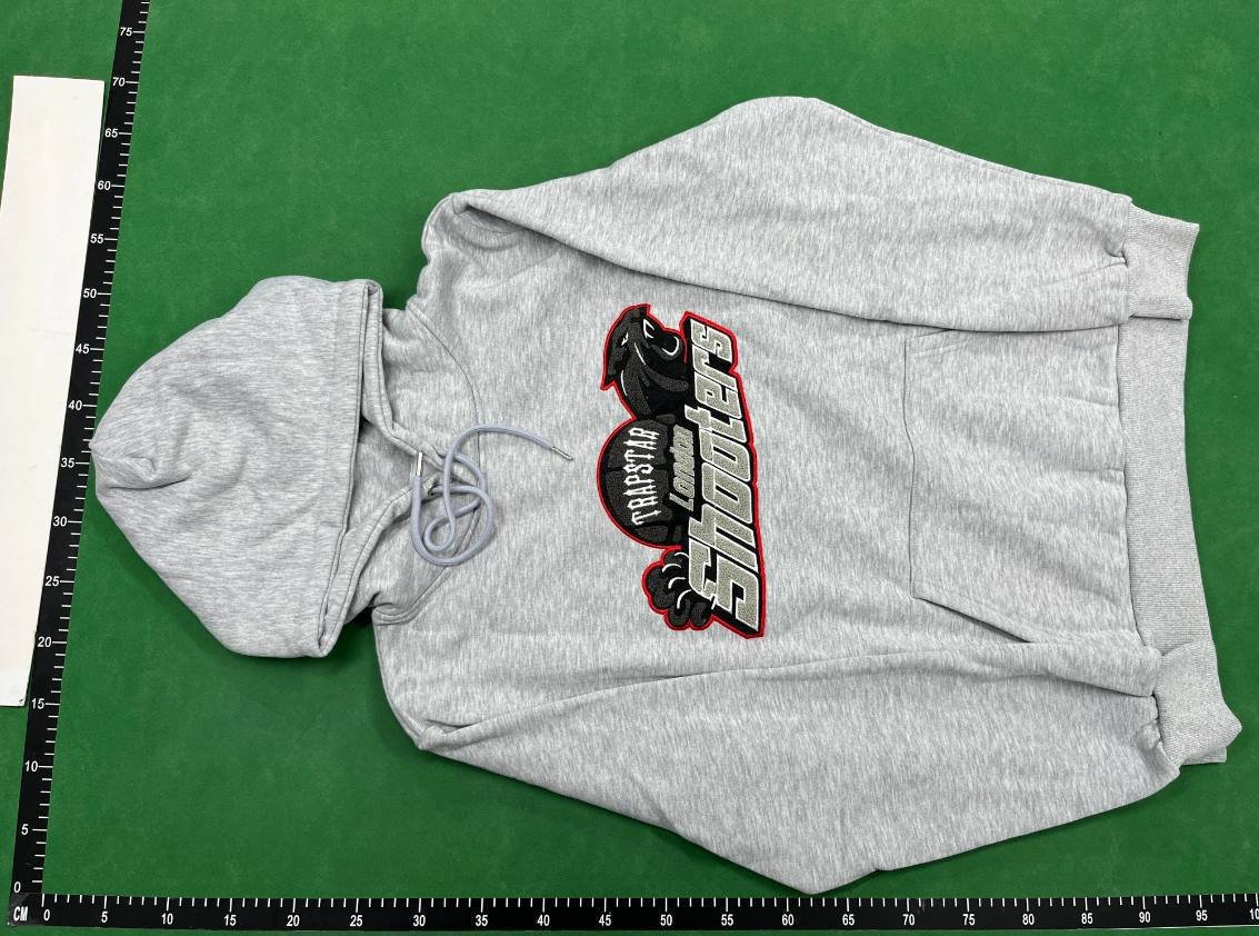 Trapstar Hoodie HF017TOP Embroidered suit fleece-lined Hooded Sweat Foot-up Sports Casual Long Guard Pants