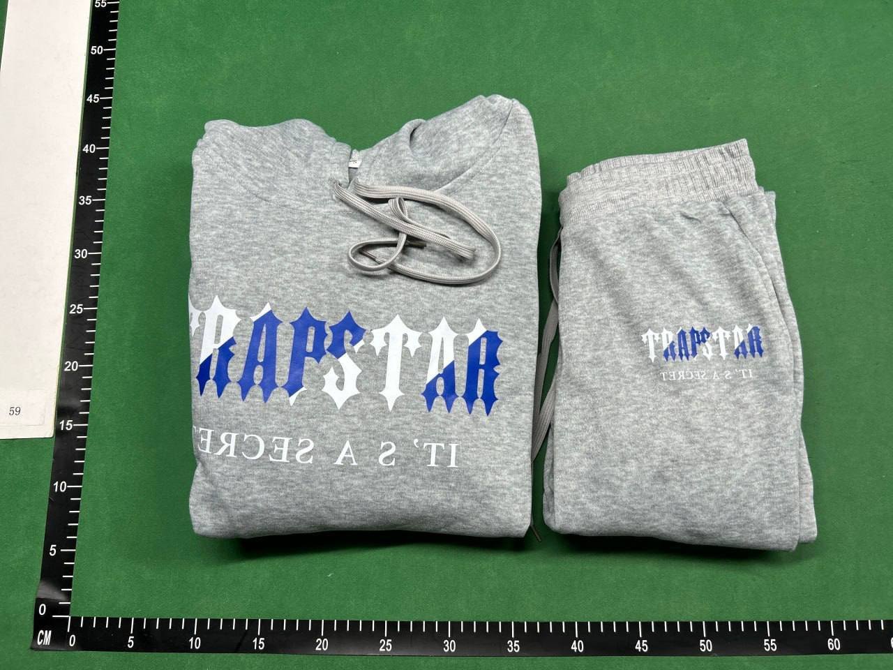 Trapstar Hoodie HF017TOP Embroidered suit fleece-lined Hooded Sweat Foot-up Sports Casual Long Guard Pants