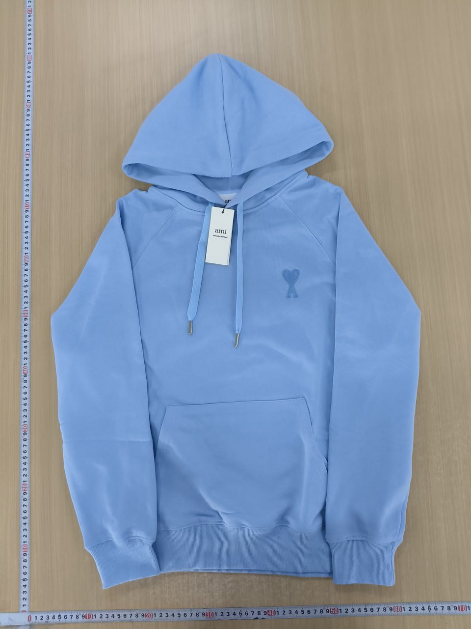 AMI Hoodie Couple suit Classic Love Cotton Loose Crewneck Shoulder Hat Wear