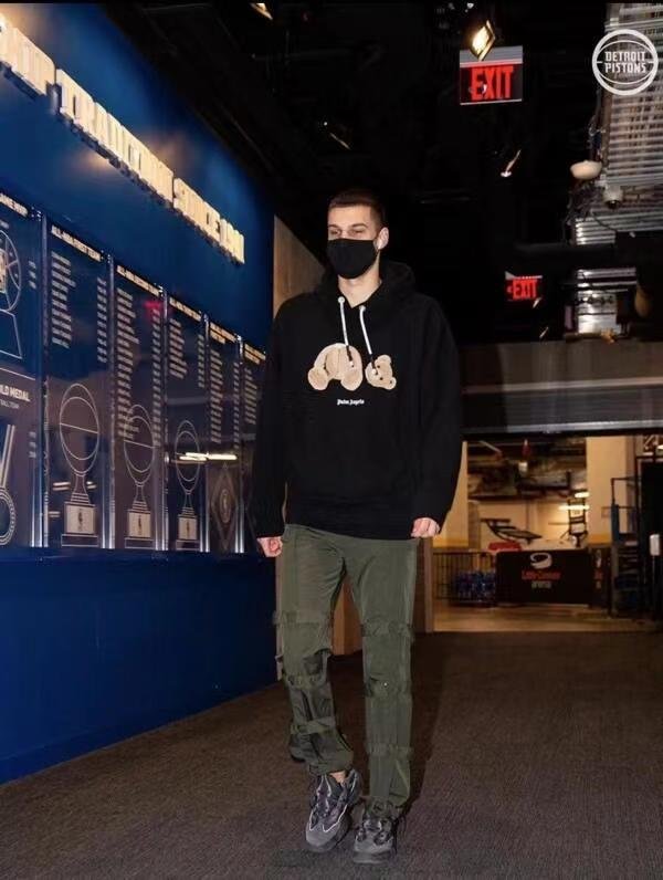  Palm angels  Hoodie Autumn and winter casual fashion hooded sweater