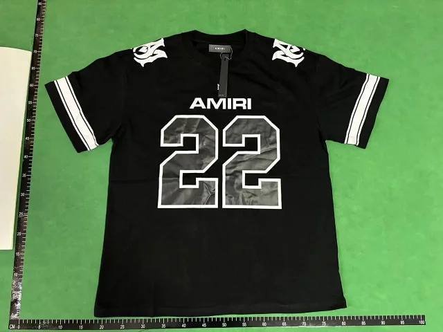 Amiri T-shirt PG18 new loose short sleeve top
