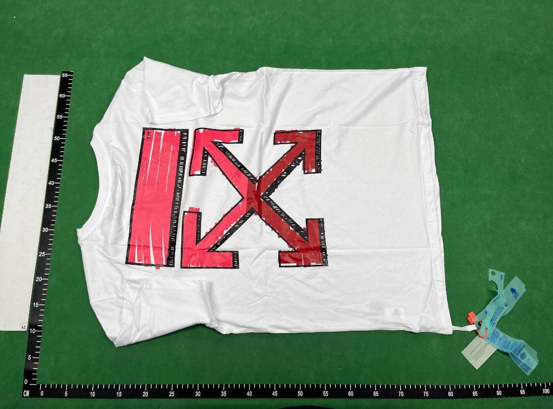  Off-White T-shirt JYAA Summer Fashion Tshirt