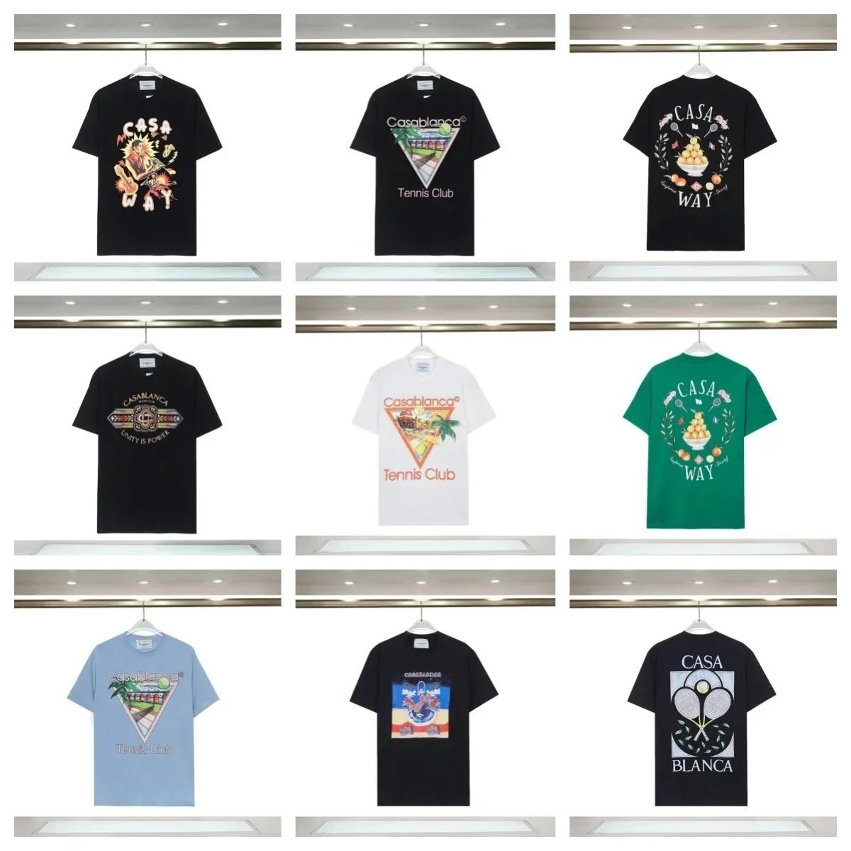  Casablanca T-shirt Trend casual T-shirt W2C024