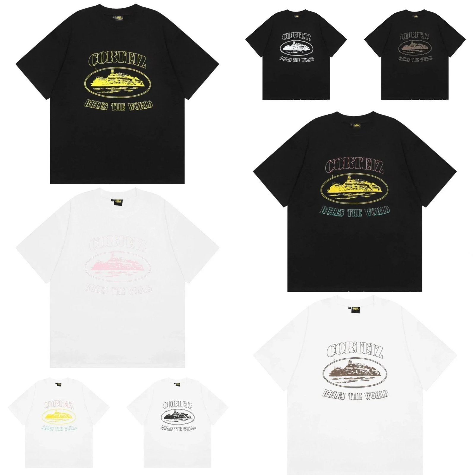 Corteiz T-Shirt Printed American High Street Short Sleeve