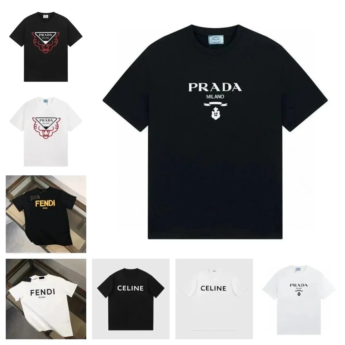 Prada fendi t-shirt Summer cnbuyvip.com