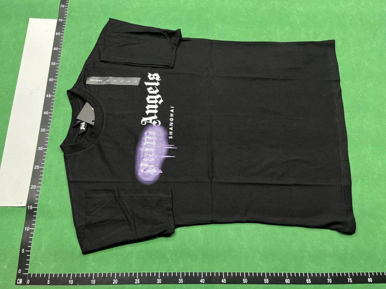  Palm Angels T-shirts JL10 Creative Graffiti Letters Loose Short Sleeve for Men and Women