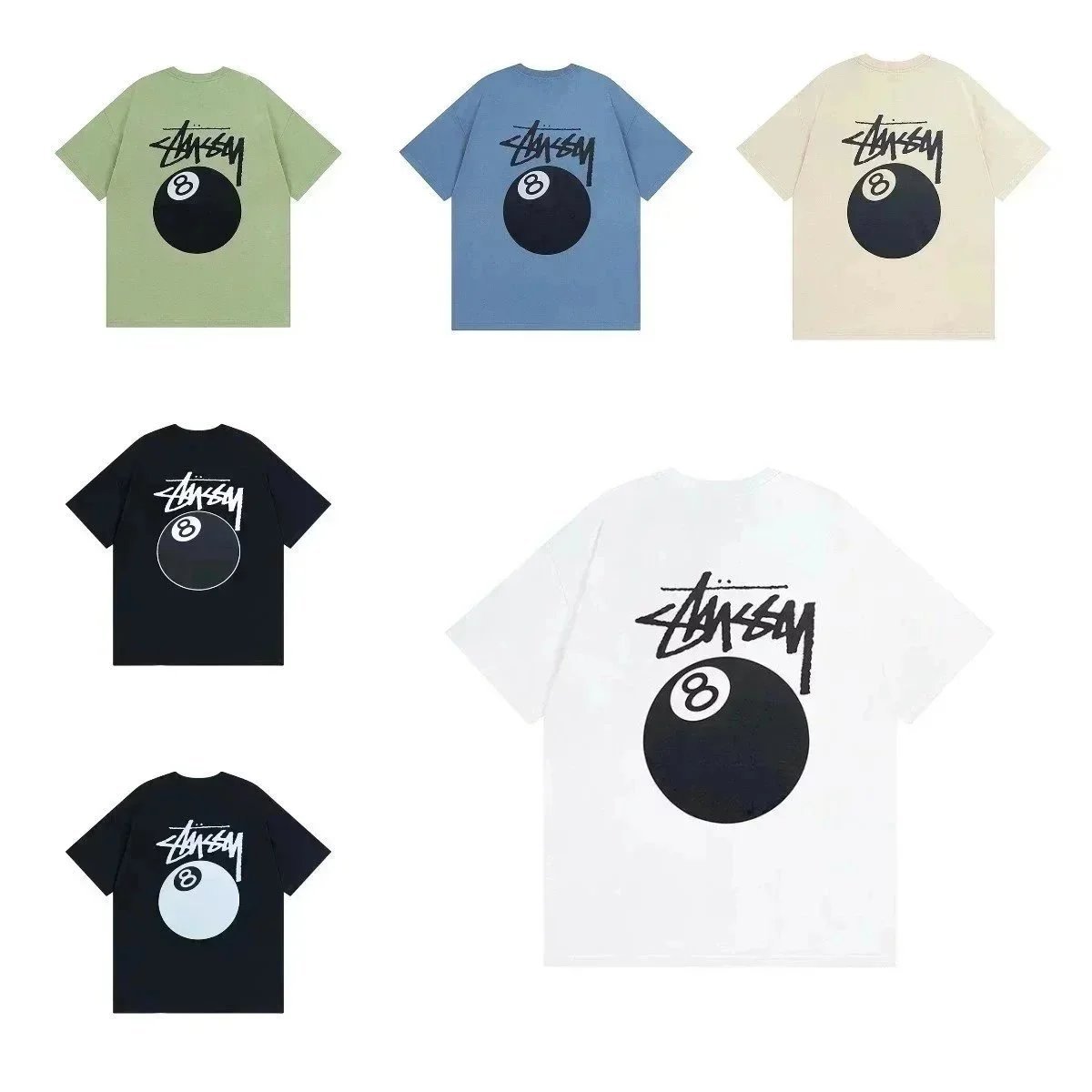Stussy t-shirt New style versatile trend casual short sleeve SY 015532 SYXDXXSTXX003