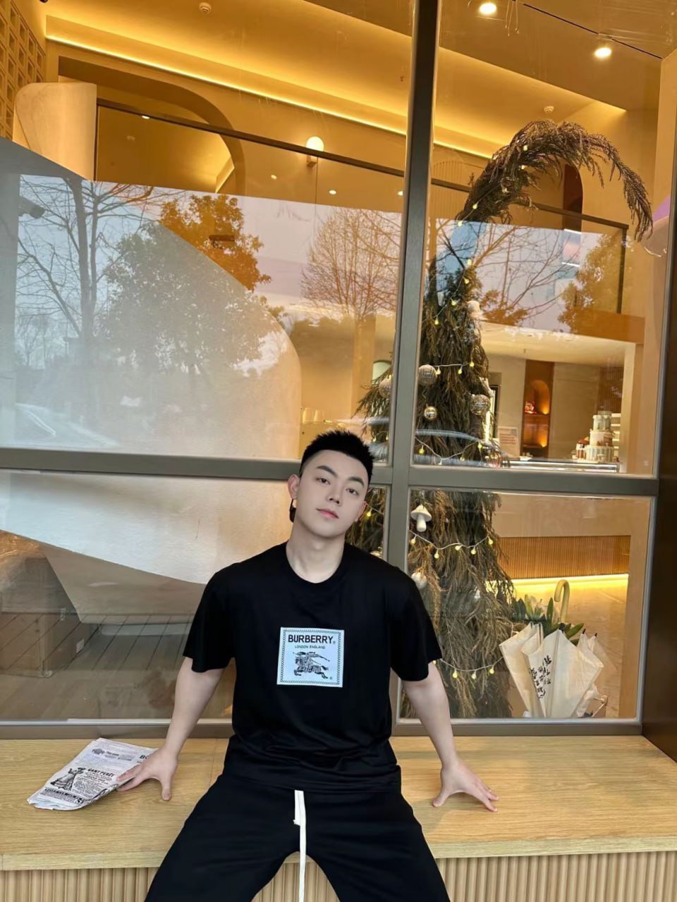 Burberry  T-shirt tee AXDJXJXPCS fashion short sleeve DS