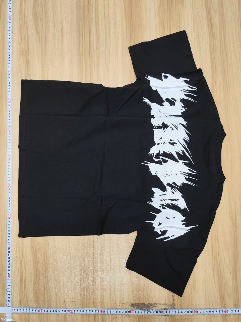 Purple-Brand T-shirt  Full Print Splash Paint Print Short Sleeve T-Shirt Couple Shorts Sweatshirt Long suit CY