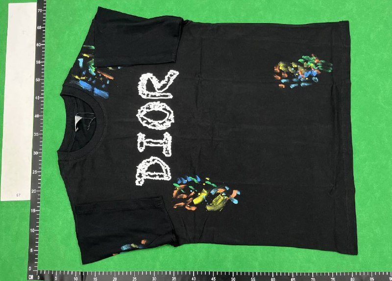  DIOR T-shirt  Summer and Autumn Printed Cotton Loose T-Shirt for Men and Women