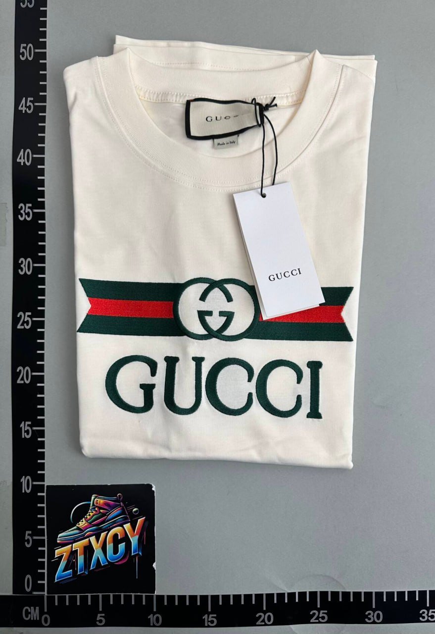 Gucci T-shirt classic printed embroidery short sleeve collection CY