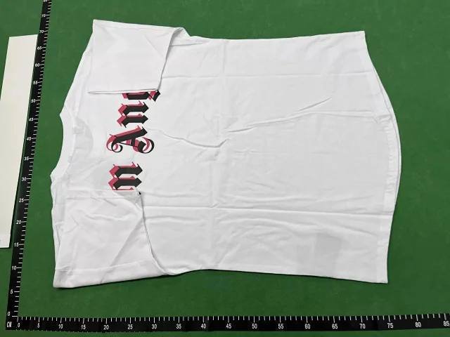  Angel Palm T-shirt Correct version polm angel back foam letter print round neck short sleeve cross border in stock T-shirt cnbuyvip.com