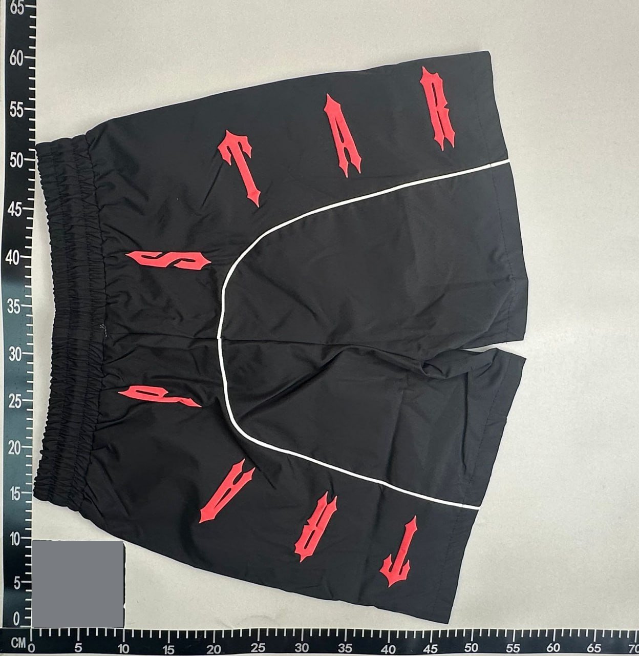 Trapstar shorts Letter Stitching Contrast Drawstring Shorts