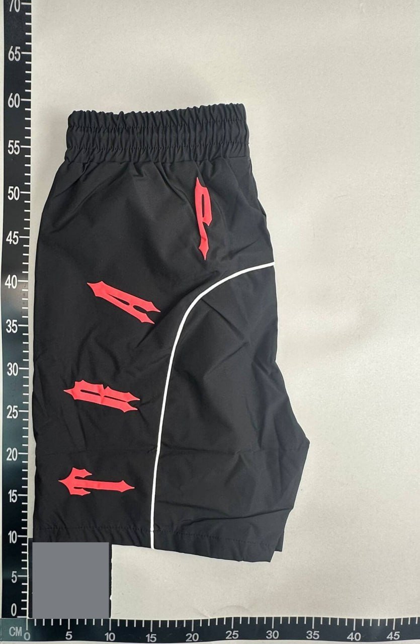 Trapstar shorts Letter Stitching Contrast Drawstring Shorts