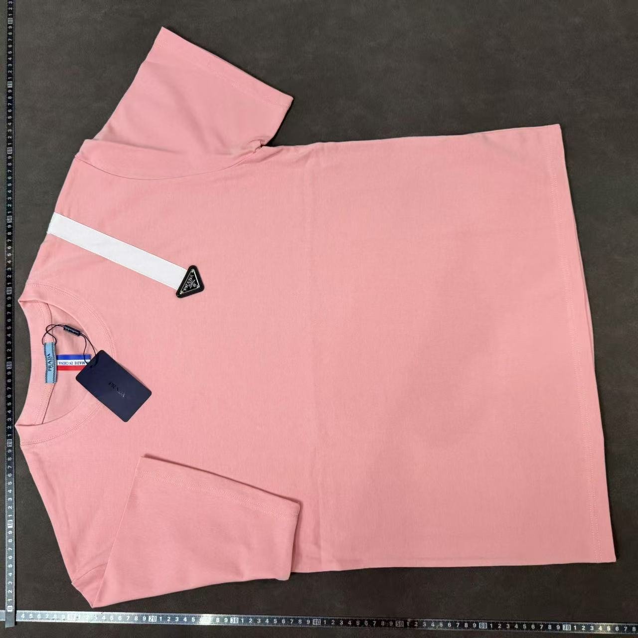 Prada t-shirts/prada short sleeve&tee& Prada shorts Pu short-sleeved triangle shorts