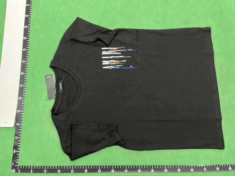 AMIRI shirt  Summer thin round neck short sleeve