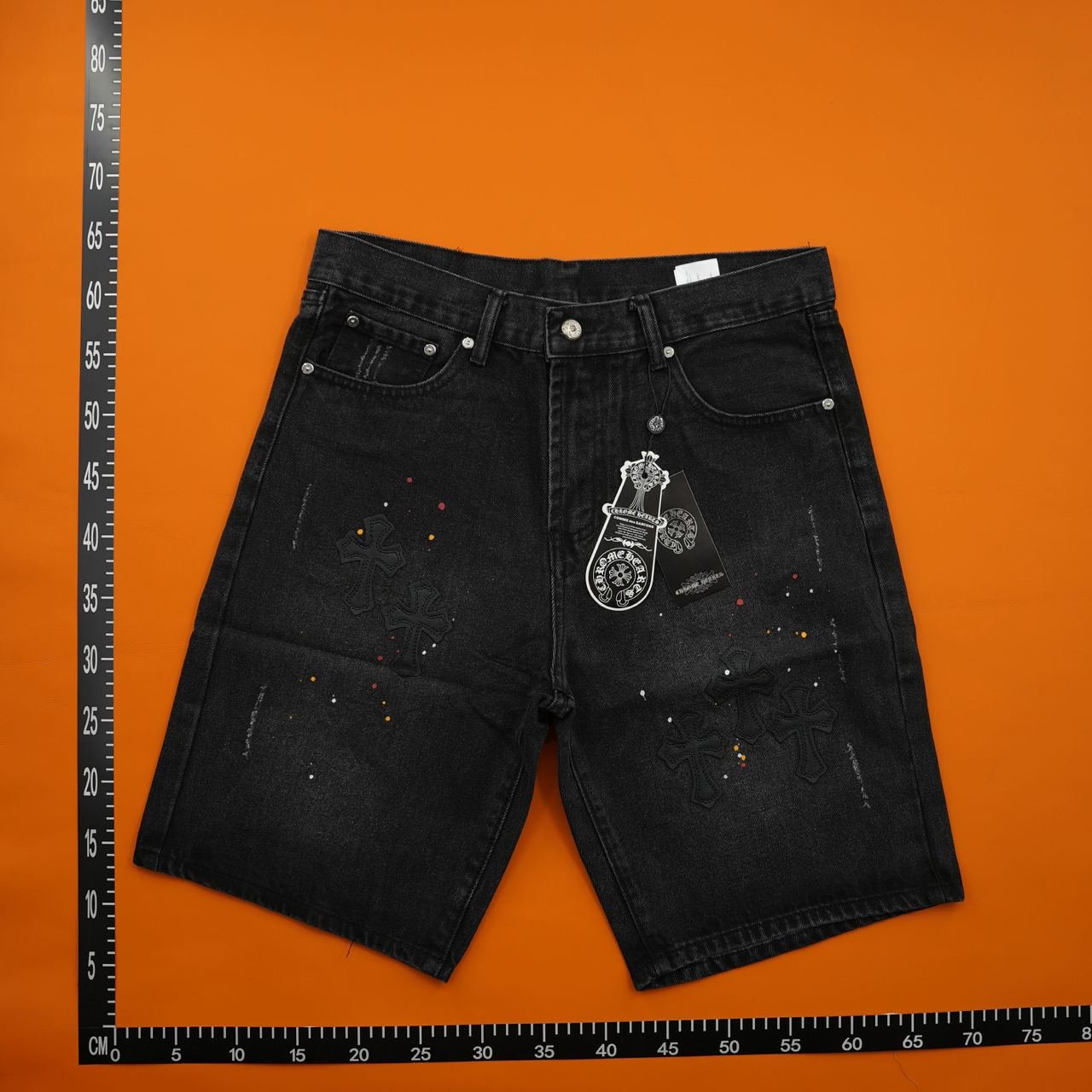 Chrome Hearts Jeans Short high quality Jeans Shorts020