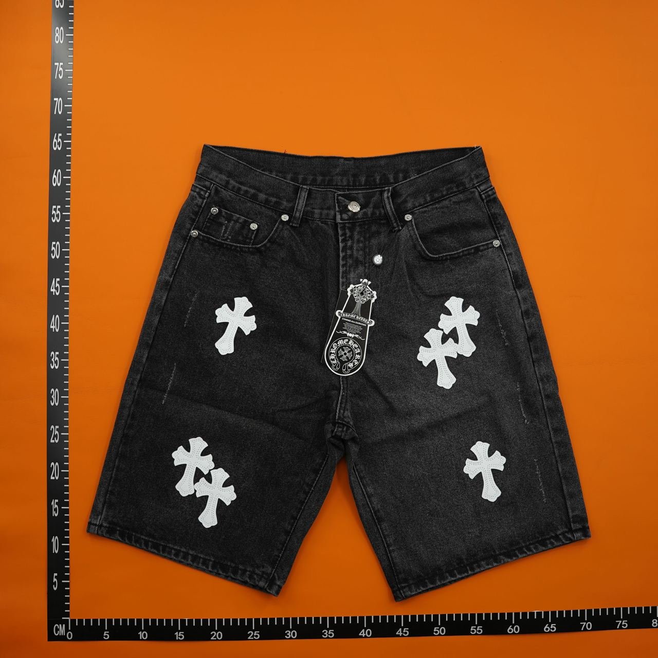 Chrome Hearts Jeans Short high quality Jeans Shorts020