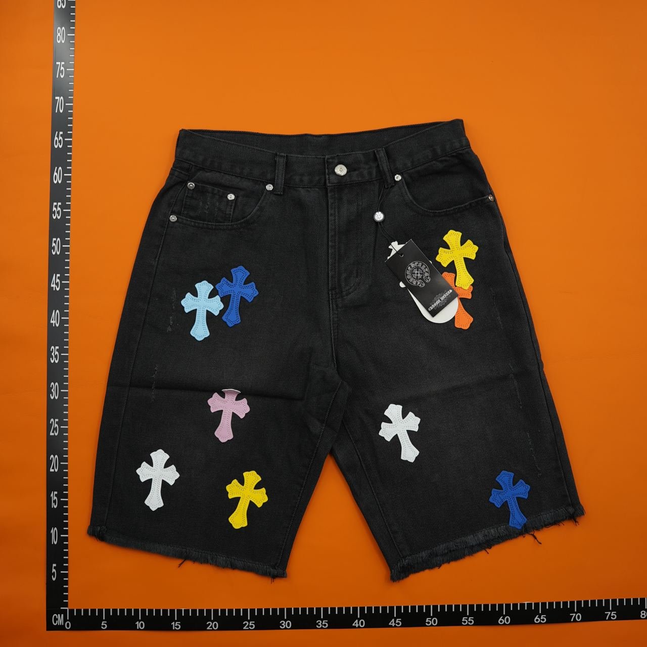 Chrome Hearts Jeans Short high quality Jeans Shorts020