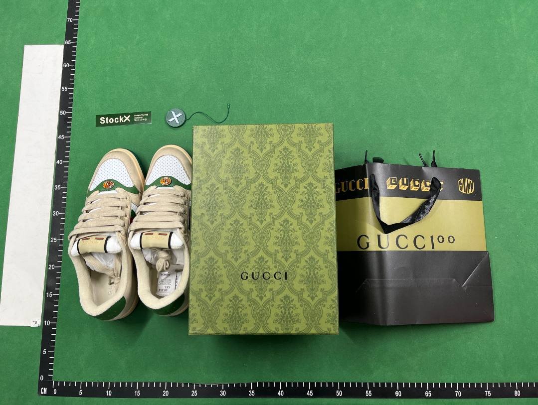 GUCCI shoes  XB11 Stitching Vintage Lace-Up Trendy All-Match Casual Platform Couple Sports Men's And Women's Sneakers