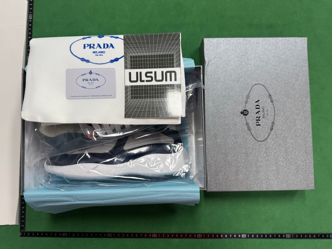 Prada   shoes  P Brand Summer Blue Genuine Leather