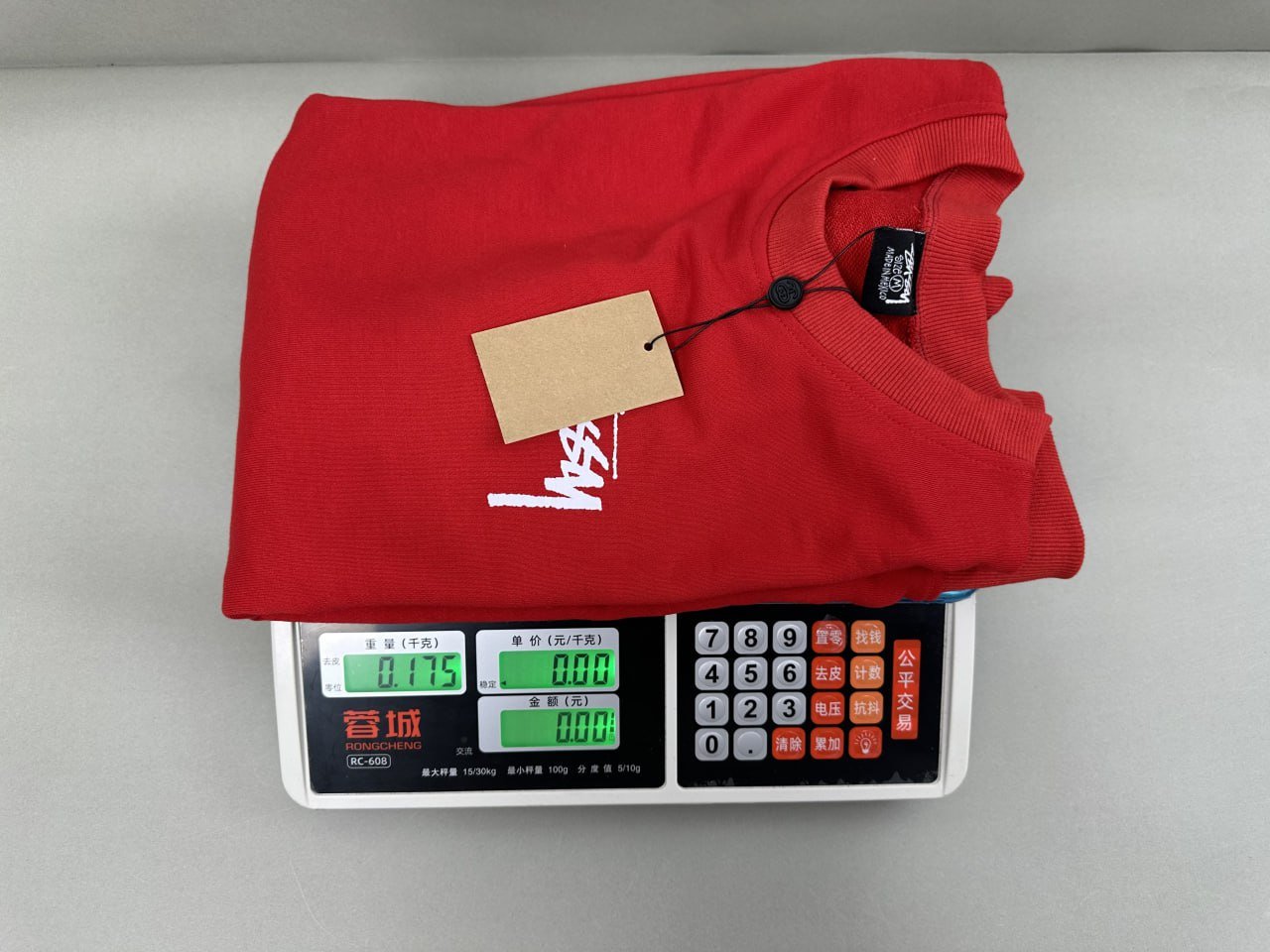 Stu * sy crewneck sweat 13 round neck sweater