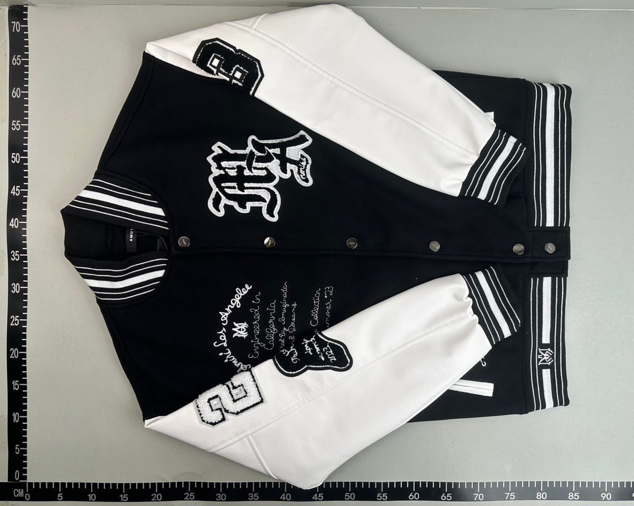 [52AA] Embroidered Bone Print Aviator Casual Jacket Coat Men's and Women's Baseball Suit Winter