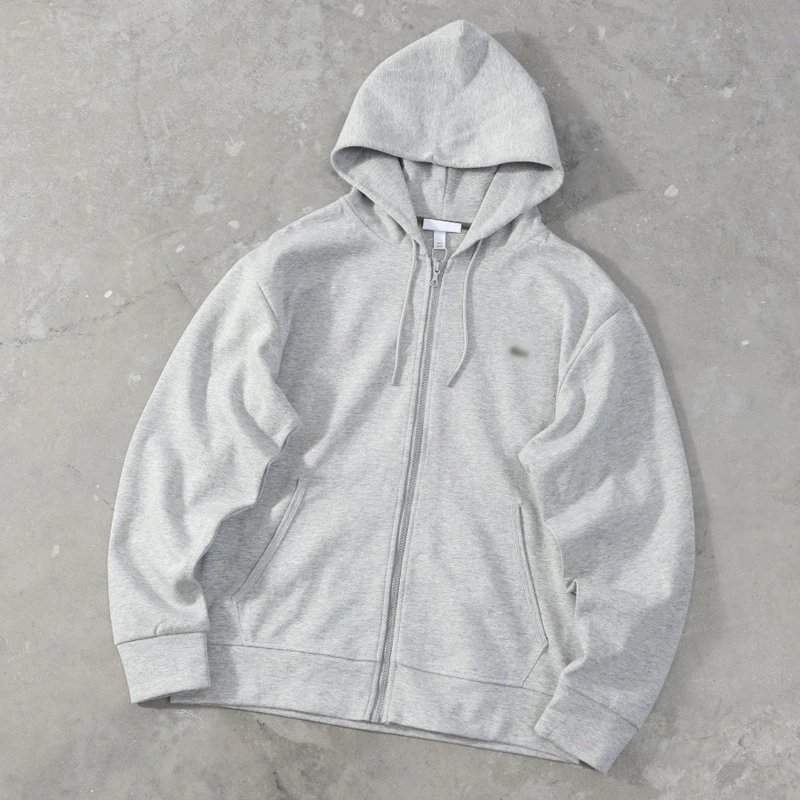 Zipper hooded sweate