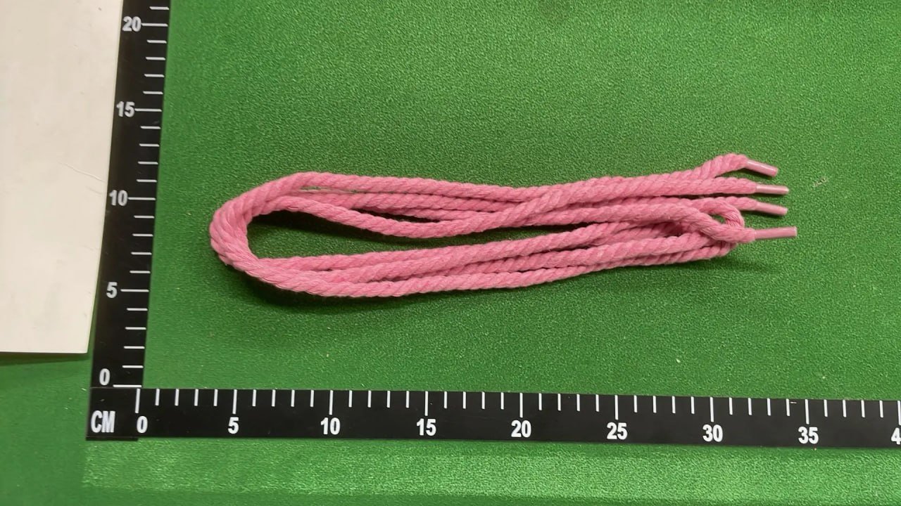 0.8cm coarse hemp rope shoelaces